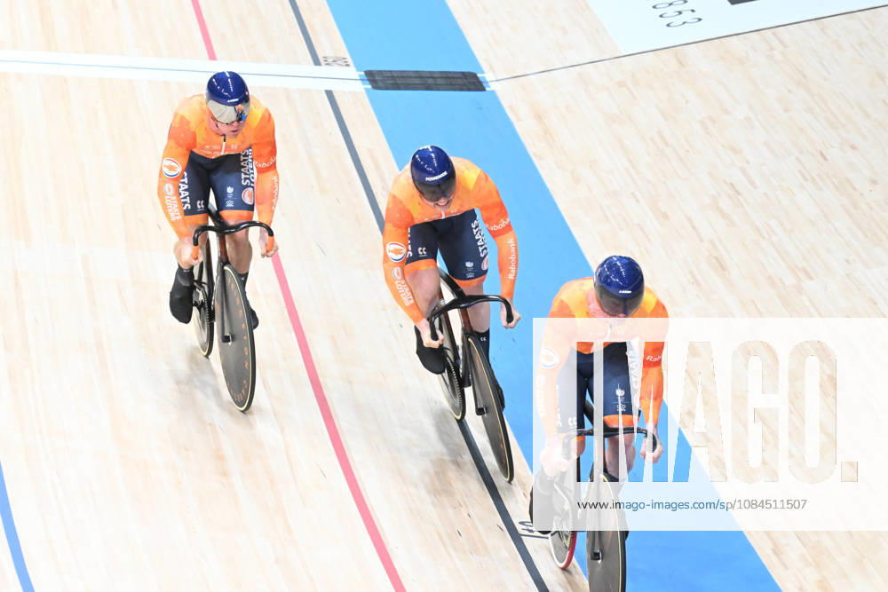 World Championships Elite Track; Giornata 01; 2026, Olanda; Hoogland, Jeffrey; Lavreysen, Harrie; Van Den Berg, Roy; Shanghai - Velodromo;