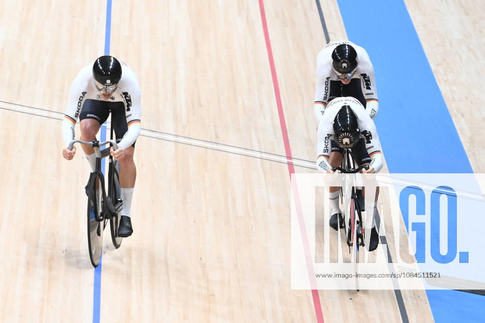 World Championships Elite Track; Giornata 01; 2026, Germany; Hackmann, Henric; Schroter, Nik; Spiegel, Luca; Shanghai - Velodromo;