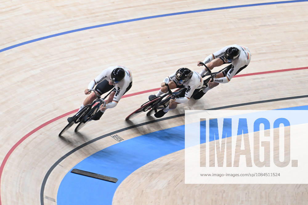 World Championships Elite Track; Giornata 01; 2026, Germany; Hackmann, Henric; Schroter, Nik; Spiegel, Luca; Shanghai - Velodromo;