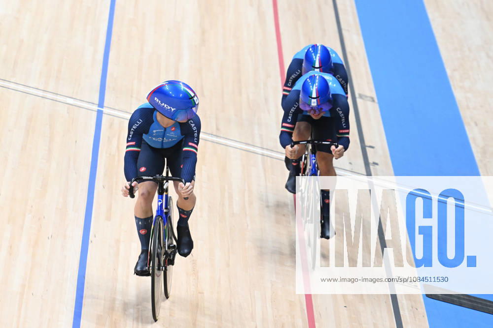 World Championships Elite Track; Giornata 01; 2026, Italia; Bianchi, Matteo; Cusumano, Filippo; Predomo, Mattia; Shanghai - Velodromo;