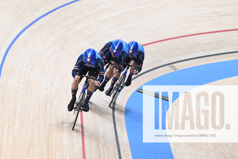 World Championships Elite Track; Giornata 01; 2026, Italia; Bianchi, Matteo; Cusumano, Filippo; Predomo, Mattia; Shanghai - Velodromo;