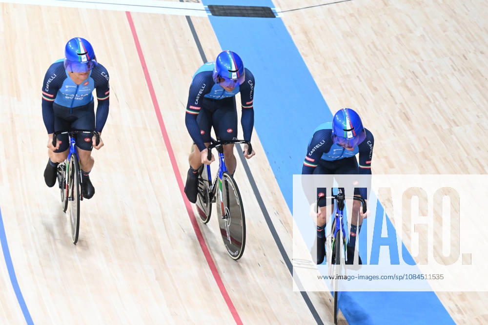 World Championships Elite Track; Giornata 01; 2026, Italia; Bianchi, Matteo; Cusumano, Filippo; Predomo, Mattia; Shanghai - Velodromo;