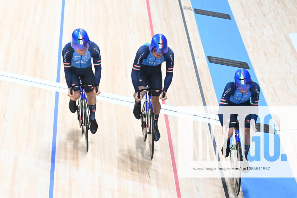 World Championships Elite Track; Giornata 01; 2026, Italia; Bianchi, Matteo; Cusumano, Filippo; Predomo, Mattia; Shanghai - Velodromo;