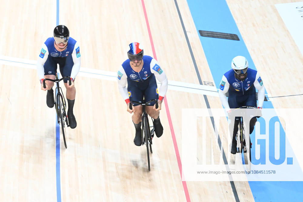 World Championships Elite Track; Giornata 01; 2026, France; Gillion, Timmy; Helal, Rayan; Oliviero, Etienne; Shanghai - Velodromo;