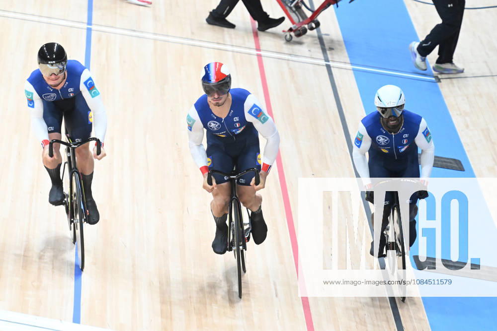World Championships Elite Track; Giornata 01; 2026, France; Gillion, Timmy; Helal, Rayan; Oliviero, Etienne; Shanghai - Velodromo;