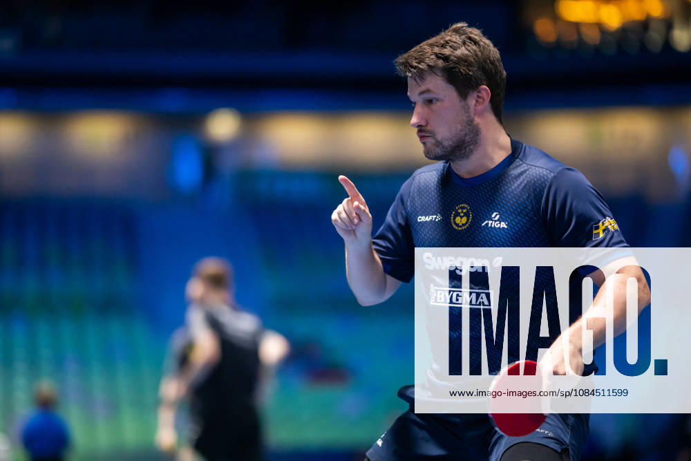 Kristian Karlsson of Sweden during day 4 of the European Table tennis, Tischtennis Championship on October 14, 2026 in Ljubljana. Photo: Martin Metelko BILDBYRÅN COP 362 ME0001 bordtennis table tennis pingis 2026 european table tennis championship bordtennis-em em 4 bbeng