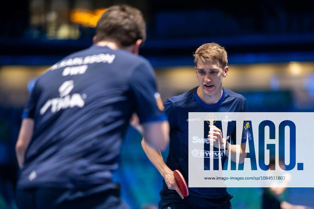 Anton Källberg of Sweden during day 4 of the European Table tennis, Tischtennis Championship on October 14, 2026 in Ljubljana. Photo: Martin Metelko BILDBYRÅN COP 362 ME0001 bordtennis table tennis pingis 2026 european table tennis championship bordtennis-em em 4 bbeng jubel