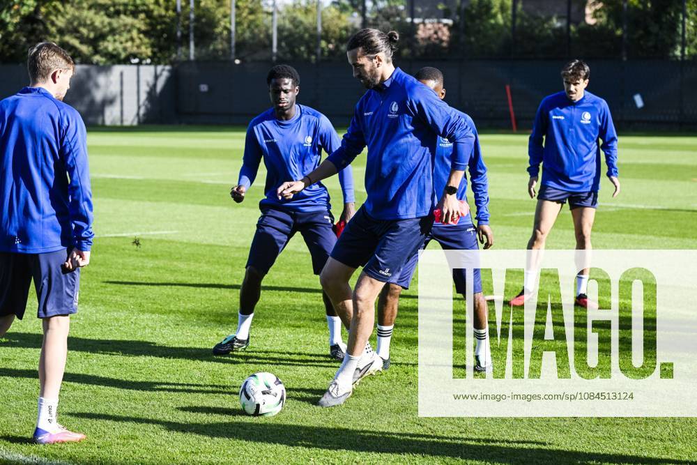 Gent s Christian Burgess pictured in action during a training session of Belgian soccer team KAA Gent, Wednesday 14 October 2026 in Gent. The team is preparing for the opening match of the UEFA Conference League league phase against Danish Aarhus GF tomorrow. TOMxGOYVAERT x189774878x