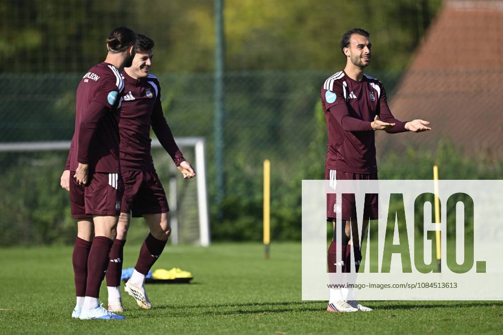 GNK Dinamo v RSC Anderlecht - UEFA Europa League Media Activities 14 10 2026 ZAGREB, CROATIA - OCTOBER 14 : Llansana Enric midfielder of RSC Anderlecht pictured during a training session ahead of the UEFA Europa League 2026 27 League Phase matchday 2 match between GNK Dinamo and RSC Anderlecht on October 14, 2026 in Zagreb, Croatia, 14 10 2026 Zagreb Croatia