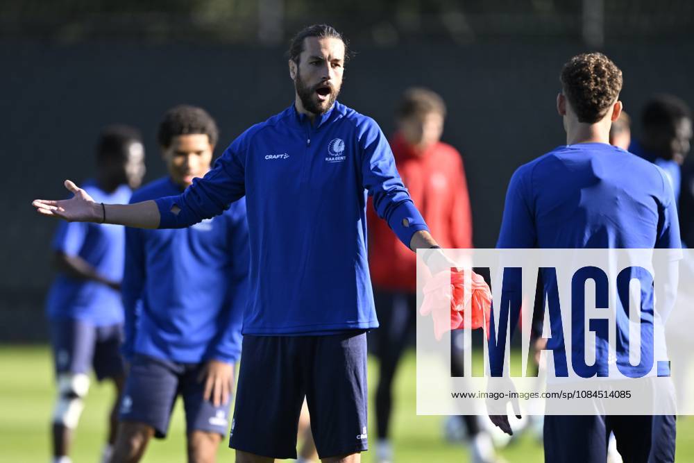 KAA Gent v AGF Aarhus - UEFA Conference League Media Activities 14 10 2026 GENT, BELGIUM - OCTOBER 14 : Burgess Christian defender of KAA Gent pictured during a training session ahead of the UEFA Conference League 2026 27 League Phase matchday 1 match between KAA Gent and AGF Aarhus on October 14, 2026 in Gent, Belgium, 14 10 2026 Gent Belgium