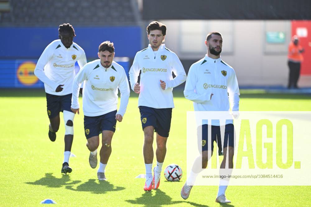 Royale Union Saint-Gilloise v Real Sociedad de Futbol - UEFA Europa League Media Activities 14 10 2026 LEUVEN, BELGIUM - OCTOBER 14 : Players of Royale Union Saint-Gilloise pictured during a training session ahead of the UEFA Europa League 2026 27 League Phase matchday 2 match between Royale Union Saint-Gilloise and Real Sociedad de Futbol on October 14, 2026 in Leuven, Belgium, 14 10 2026 Leuven Belgium