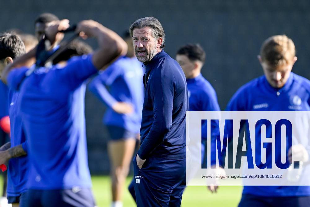 KAA Gent v AGF Aarhus - UEFA Conference League Media Activities 14 10 2026 GENT, BELGIUM - OCTOBER 14 : De Mil Rik head coach of KAA Gent pictured during a training session ahead of the UEFA Conference League 2026 27 League Phase matchday 1 match between KAA Gent and AGF Aarhus on October 14, 2026 in Gent, Belgium, 14 10 2026 Gent Belgium