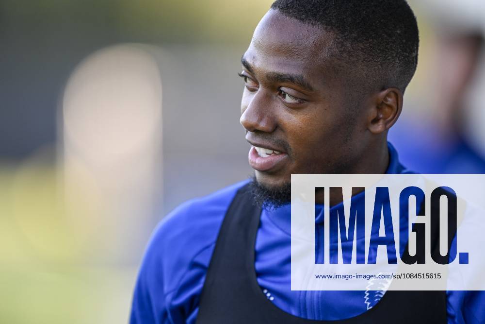 KAA Gent v AGF Aarhus - UEFA Conference League Media Activities 14 10 2026 GENT, BELGIUM - OCTOBER 14 : Balikwisha Michel-Ange forward of KAA Gent pictured during a training session ahead of the UEFA Conference League 2026 27 League Phase matchday 1 match between KAA Gent and AGF Aarhus on October 14, 2026 in Gent, Belgium, 14 10 2026 Gent Belgium