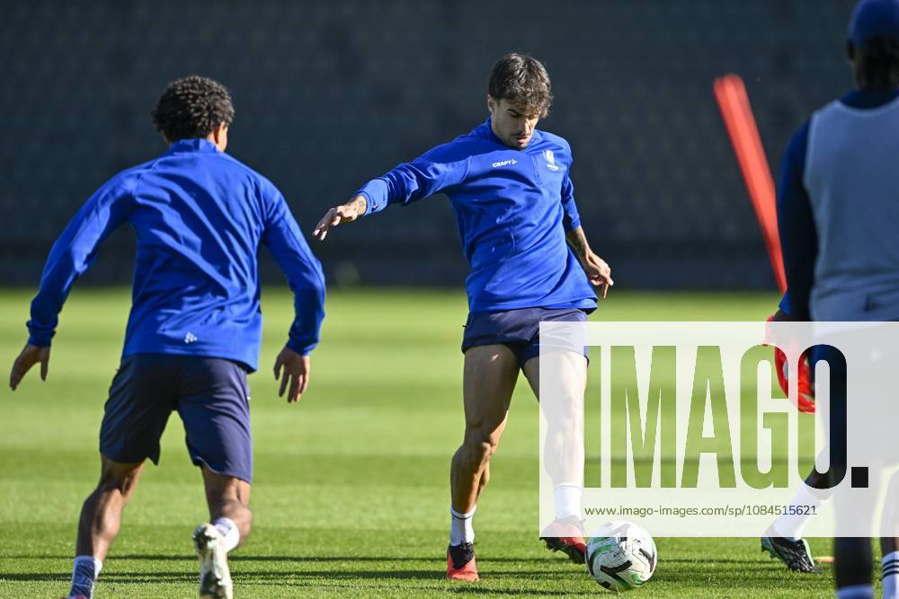 KAA Gent v AGF Aarhus - UEFA Conference League Media Activities 14 10 2026 GENT, BELGIUM - OCTOBER 14 : Tiago Alves Araujo Felipe defender of KAA Gent pictured during a training session ahead of the UEFA Conference League 2026 27 League Phase matchday 1 match between KAA Gent and AGF Aarhus on October 14, 2026 in Gent, Belgium, 14 10 2026 Gent Belgium