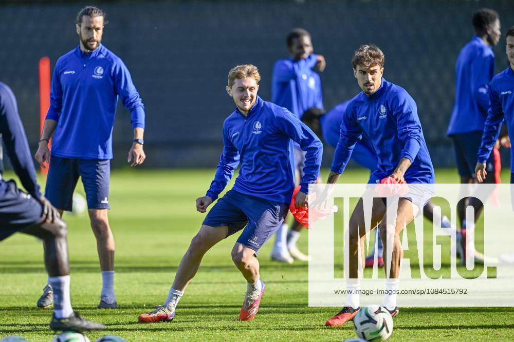 KAA Gent v AGF Aarhus - UEFA Conference League Media Activities 14 10 2026 GENT, BELGIUM - OCTOBER 14 : Dean Max Jimmy forward of KAA Gent pictured during a training session ahead of the UEFA Conference League 2026 27 League Phase matchday 1 match between KAA Gent and AGF Aarhus on October 14, 2026 in Gent, Belgium, 14 10 2026 Gent Belgium
