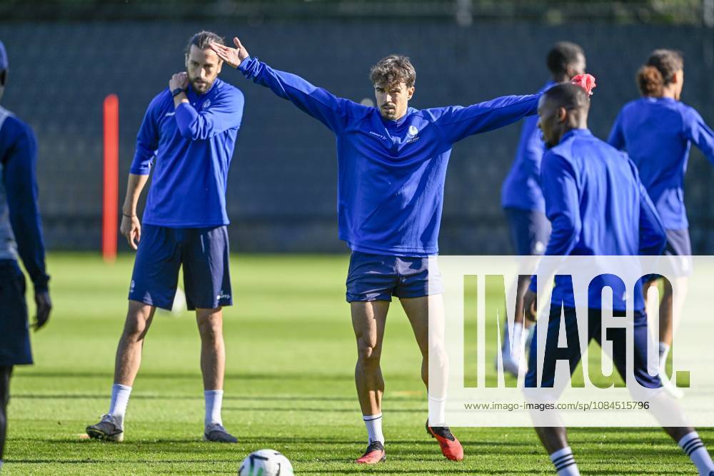 KAA Gent v AGF Aarhus - UEFA Conference League Media Activities 14 10 2026 GENT, BELGIUM - OCTOBER 14 : Tiago Alves Araujo Felipe defender of KAA Gent pictured during a training session ahead of the UEFA Conference League 2026 27 League Phase matchday 1 match between KAA Gent and AGF Aarhus on October 14, 2026 in Gent, Belgium, 14 10 2026 Gent Belgium