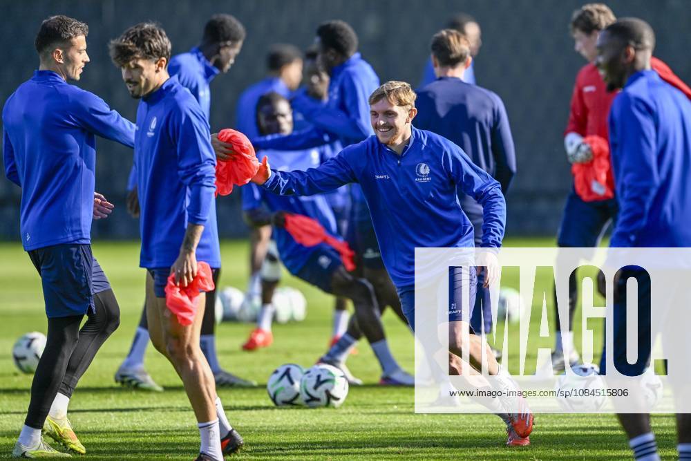 KAA Gent v AGF Aarhus - UEFA Conference League Media Activities 14 10 2026 GENT, BELGIUM - OCTOBER 14 : Dean Max Jimmy forward of KAA Gent pictured during a training session ahead of the UEFA Conference League 2026 27 League Phase matchday 1 match between KAA Gent and AGF Aarhus on October 14, 2026 in Gent, Belgium, 14 10 2026 Gent Belgium