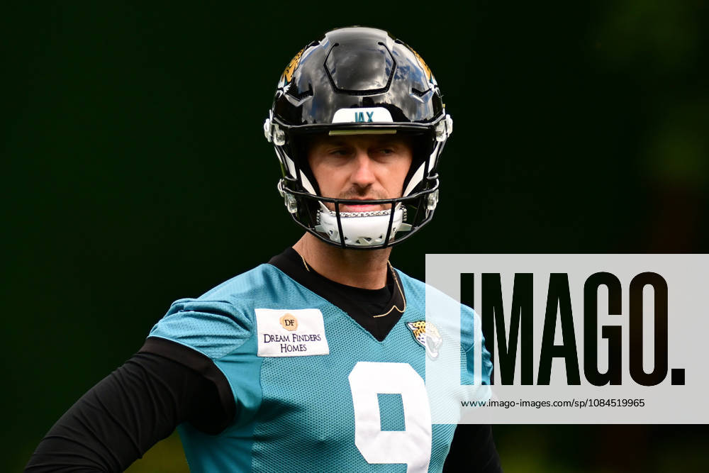 Jacksonville Jaguars, Press and Training Jacksonville Jaguars special teams Logan Cooke (9) during the press conference, PK, Pressekonferenz practise session for Jacksonville Jaguars at the Grove Hotel, Chandler s Cross, UK on 14 October 2026. Chandler s Cross Grove Hotel Hertfordshire UK Editorial use only ,