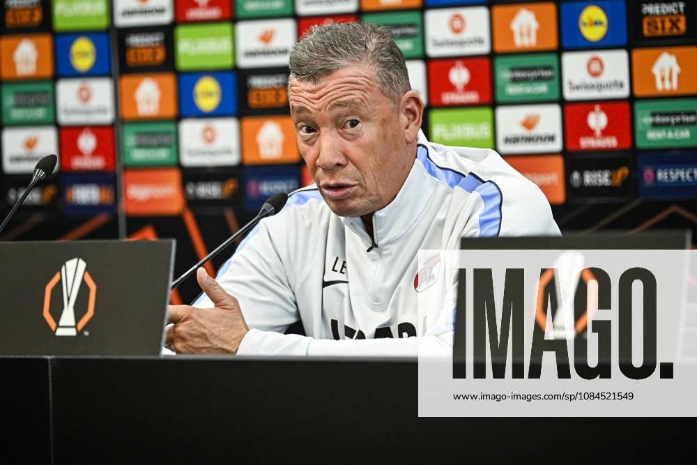 ALKMAAR - AZ Alkmaar coach Lee-Roy Echteld during a press conference, PK, Pressekonferenz the day before the Europa League match between AZ Alkmaar and Hapoel Beer-Sheva at the AFAS Stadium, on October 14, 2026 in Alkmaar, the Netherlands. OLAF KRAAK ANP ANPxSportx IVx 572422291 originalFilename: 572422291