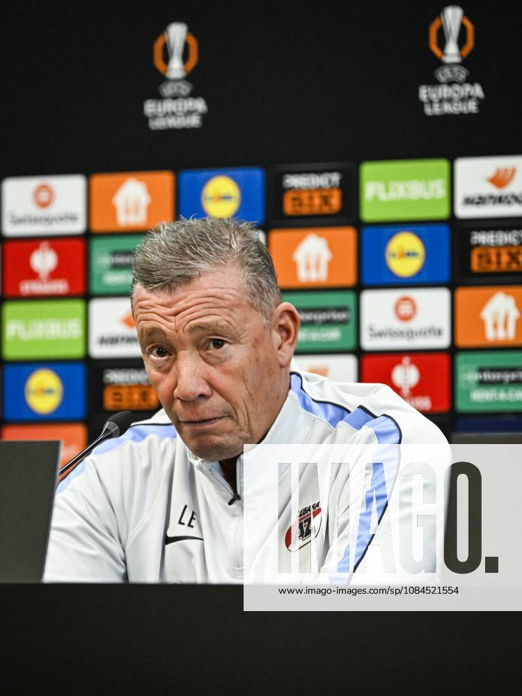 ALKMAAR - AZ Alkmaar coach Lee-Roy Echteld during a press conference, PK, Pressekonferenz the day before the Europa League match between AZ Alkmaar and Hapoel Beer-Sheva at the AFAS Stadium, on October 14, 2026 in Alkmaar, the Netherlands. OLAF KRAAK ANP ANPxSportx IVx 572422407 originalFilename: 572422407