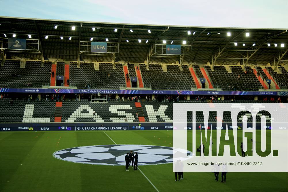 Football - UEFA Champions League - LASK v Liverpool FC LINZ, AUSTRIA - Wednesday, October 14, 2026: A general view before the UEFA Champions League 2026 27 League Phase MD2 match between LASK and Liverpool FC at the Oberösterreich Arena. (Photo by David Rawcliffe Propaganda) LINZ Oberösterreich Arena UPPER AUSTRIA AUSTRIA