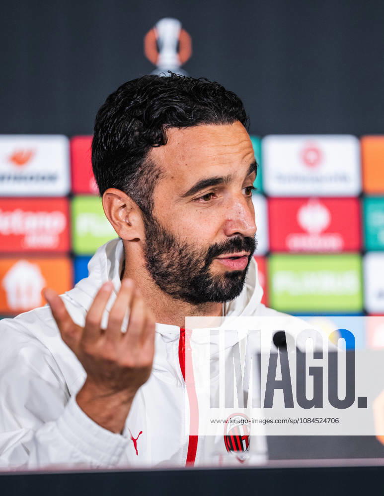 SOCCER - UEFA EL, RBS vs Milan SALZBURG,AUSTRIA,14.OCT.26 - SOCCER - UEFA Europa League, Red Bull Salzburg vs AC Milan, preview, press conference, PK, Pressekonferenz Milan. Image shows head coach Ruben Amorin (Milan). GEPAxpictures Arellano