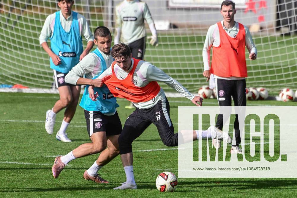 Adam Dzwigala Scott Banks ( Pauli ) Deutschland , Hamburg , Trainingsgelände an der Kollaustrasse , Fussball , 2. Bundesliga , FC St Pauli