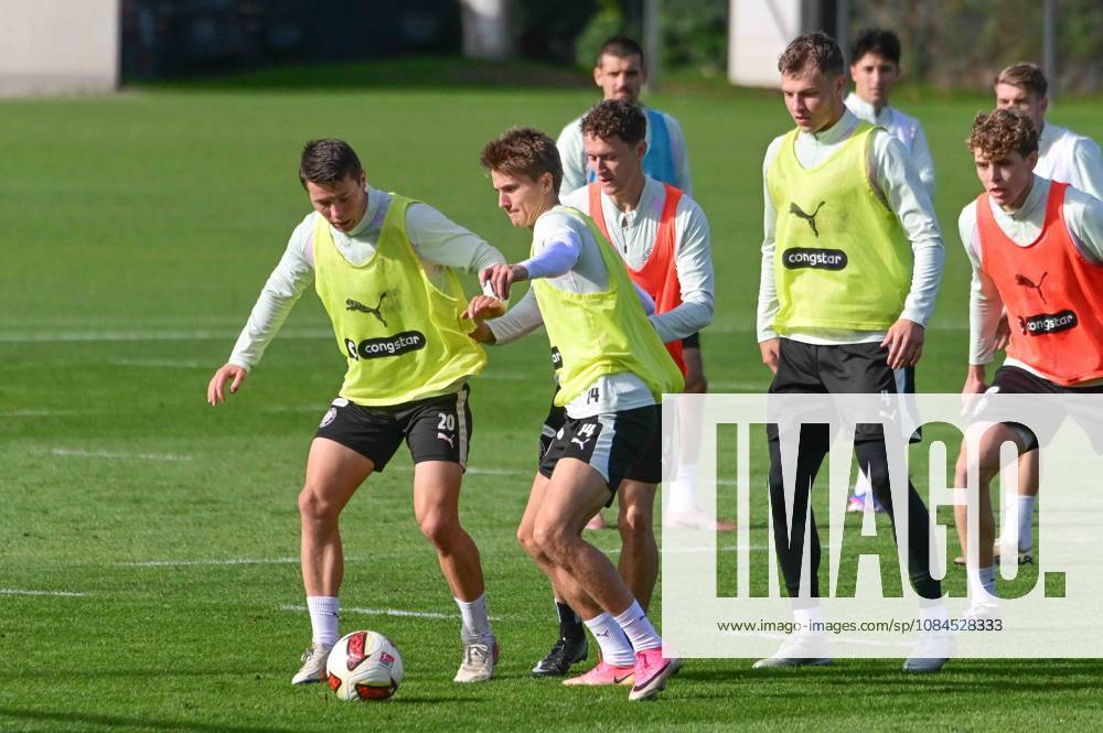 Rasmussen Mathias Ahlstrand Erik Kaars Martijn Nemeth David ( Pauli ) Deutschland , Hamburg , Trainingsgelände an der Kollaustrasse , Fussball , 2. Bundesliga , FC St Pauli
