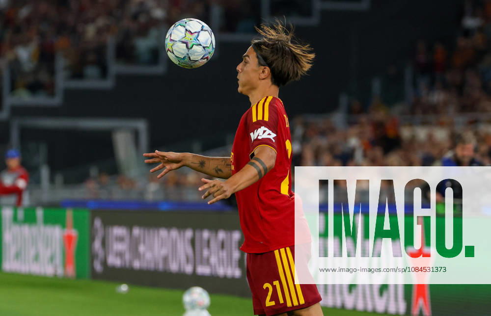 Europa Champions League 2026 27 between Roma vs Real Madrid Paulo Dybala of AS Roma during the Champions League football match between AS Roma and FC Real Madrid at the Stadio Olimpico in Rome on October 14, 2026 Pictured: Roma stadio Olimpico Roma Italy