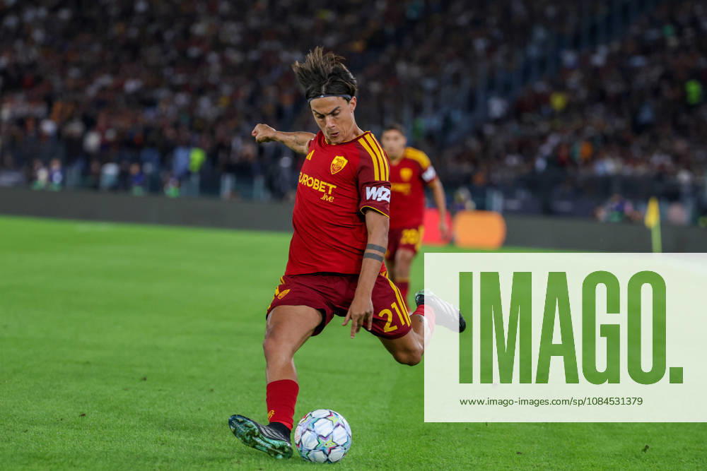 Europa Champions League 2026 27 between Roma vs Real Madrid Paulo Dybala of AS Roma during the Champions League football match between AS Roma and FC Real Madrid at the Stadio Olimpico in Rome on October 14, 2026 Pictured: Roma stadio Olimpico Roma Italy
