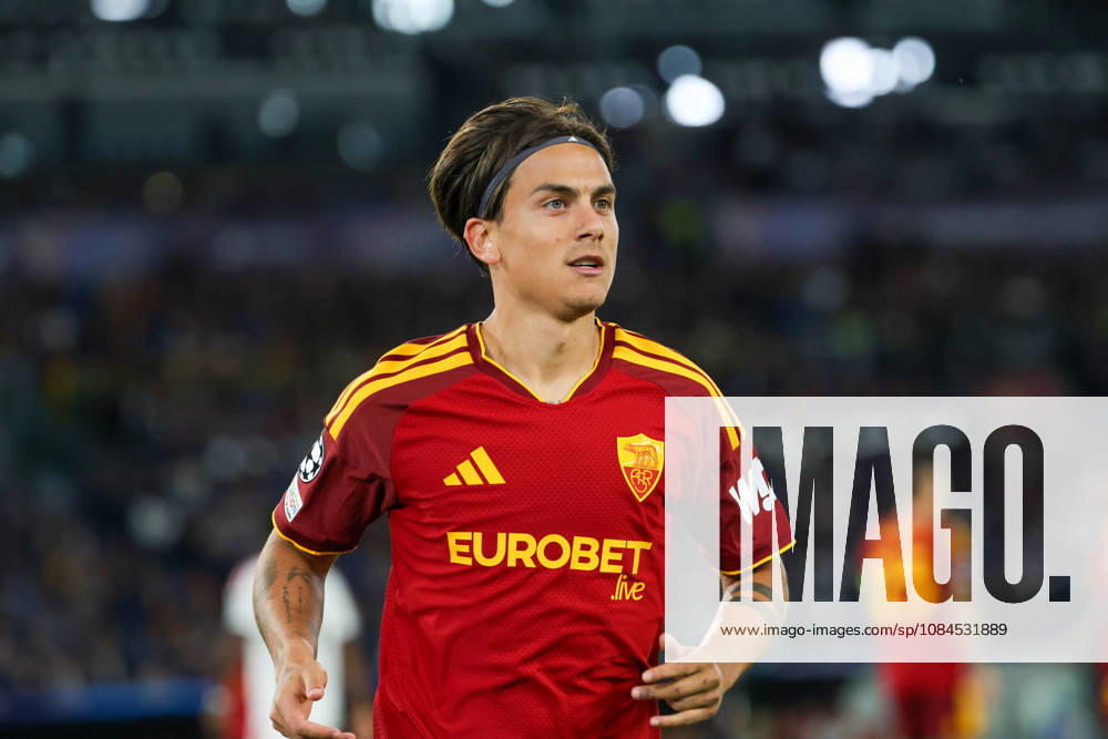 Paulo Dybala of AS Roma during the Champions League football match between AS Roma and FC Real Madrid at the Stadio Olimpico in Rome on October 14, 2026.Pictured: Roma Italy - ZUMAs236 20261014_aap_s236_040