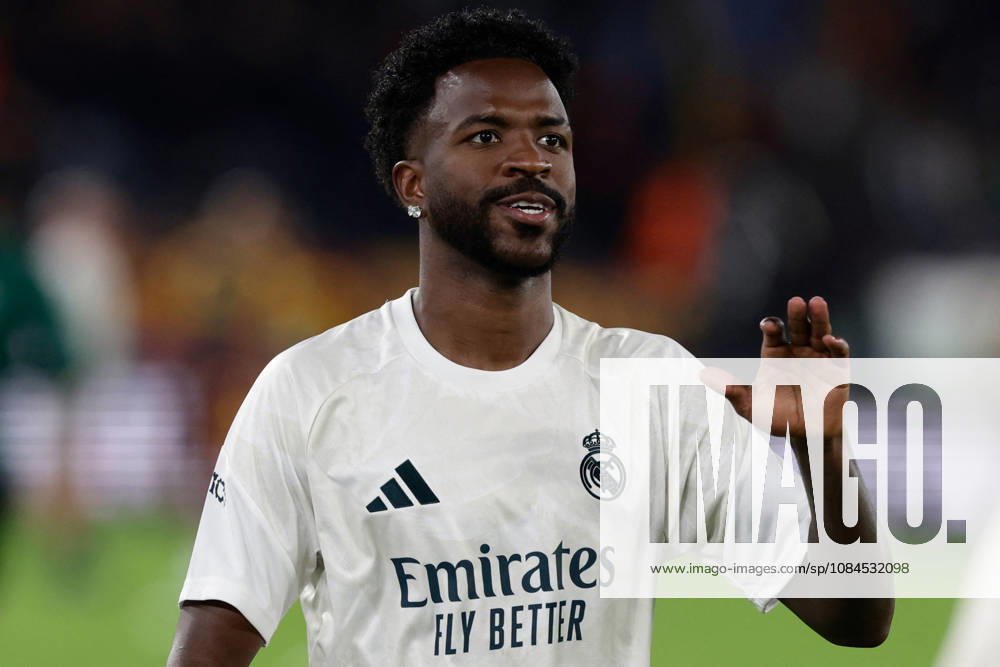 SOCCER - UEFA Champions League - AS Roma vs. Real Madrid Photo by IPA ABACAPRESS.COM89687334 - Real Madrid s Brazilian forward Vinicius Junior during the UEFA Champions League match between AS Roma and Real Madrid at the Stadio Olimpico on October 14, 2026, in Rome, Italy. Rome Italy