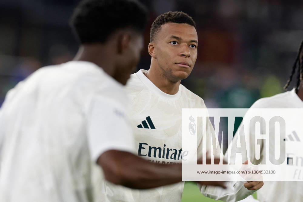 SOCCER - UEFA Champions League - AS Roma vs. Real Madrid Photo by IPA ABACAPRESS.COM89687315 - Real Madrid s French forward Kylian Mbappé during the UEFA Champions League match between AS Roma and Real Madrid at the Stadio Olimpico on October 14, 2026, in Rome, Italy. Rome Italy