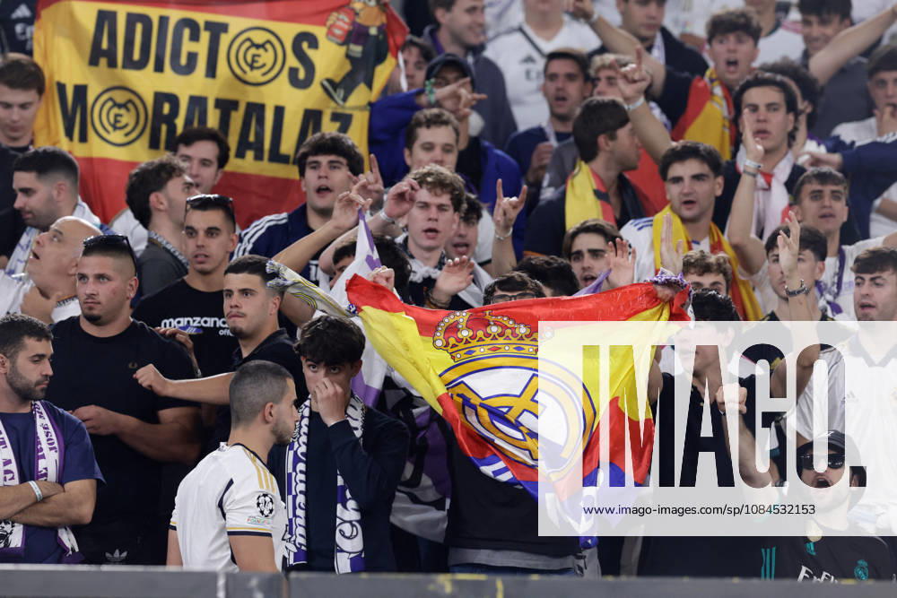 SOCCER - UEFA Champions League - AS Roma vs. Real Madrid Photo by IPA ABACAPRESS.COM89687360 - Real Madrid fans during the UEFA Champions League match between AS Roma and Real Madrid at the Olimpico Stadium on October 14, 2026, in Rome, Italy. Rome Italy