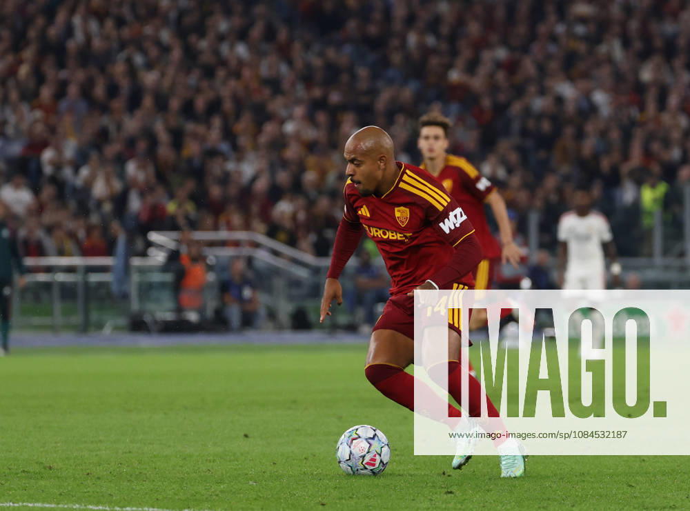 Europa Champions League 2026 27 between Roma vs Real Madrid Donyell Malen of AS Roma during the Champions League football match between AS Roma and FC Real Madrid at the Stadio Olimpico in Rome on October 14, 2026 Pictured: Roma stadio Olimpico Roma Italy