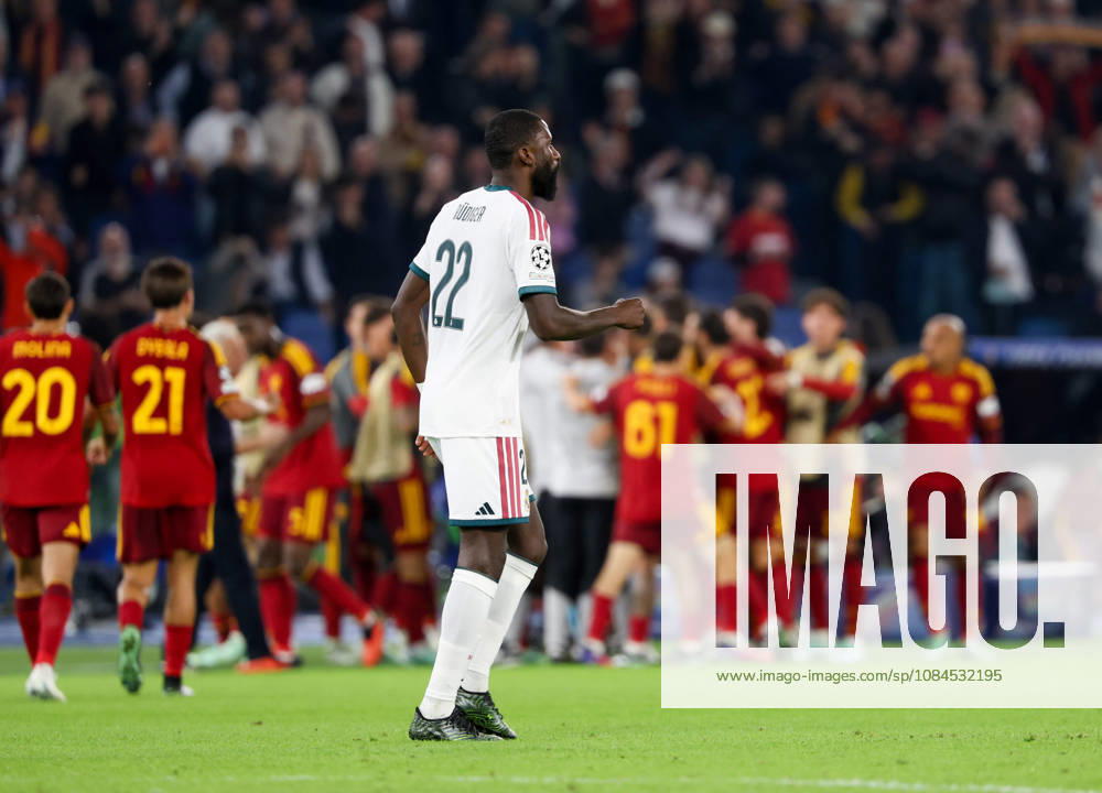 Europa Champions League 2026 27 between Roma vs Real Madrid Goal the Marten de Roon of AS Roma during the Champions League football match between AS Roma and FC Real Madrid at the Stadio Olimpico in Rome on October 14, 2026 Pictured: Roma stadio Olimpico Roma Italy