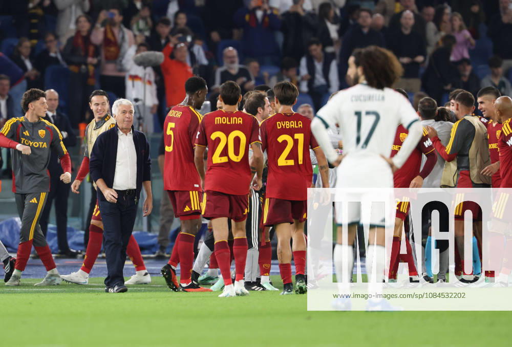 Europa Champions League 2026 27 between Roma vs Real Madrid Goal the Marten de Roon of AS Roma during the Champions League football match between AS Roma and FC Real Madrid at the Stadio Olimpico in Rome on October 14, 2026 Pictured: Roma stadio Olimpico Roma Italy