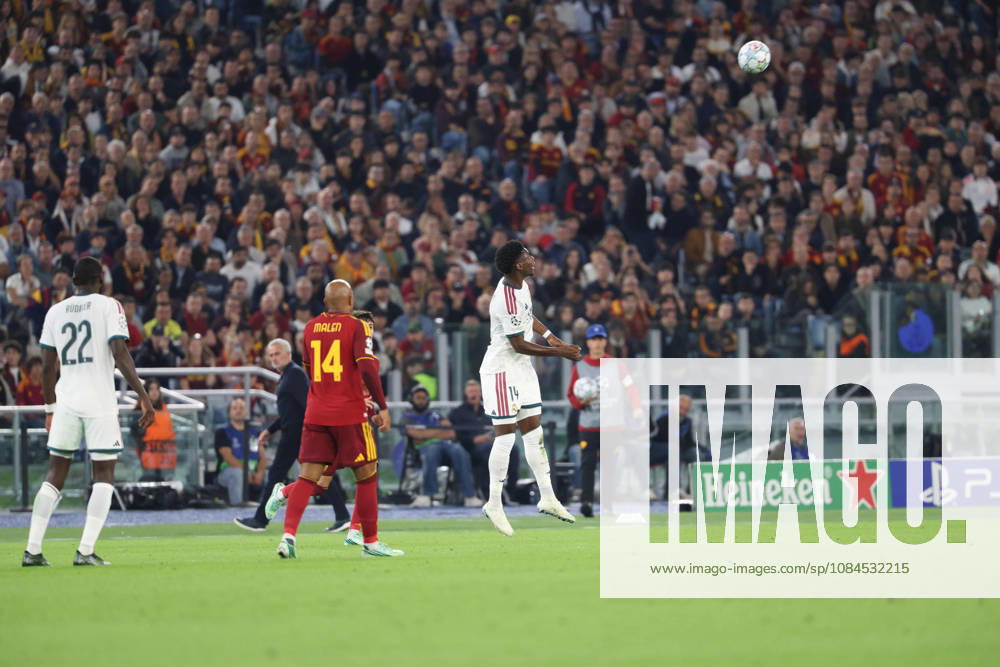 Europa Champions League 2026 27 between Roma vs Real Madrid Aurà lien Tchouamà ni of Real Madrid during the Champions League football match between AS Roma and FC Real Madrid at the Stadio Olimpico in Rome on October 14, 2026 Pictured: Roma stadio Olimpico Roma Italy