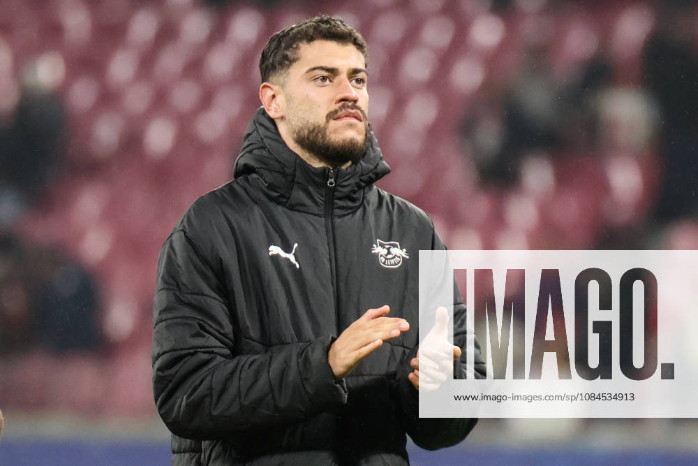 Deutschland: Fußball - UEFA Champions League - Saison 2026 - 2027, 2. Spieltag - RB Leipzig gegen PSV Eindhoven, Red Bull Arena (Leipzig): RÃ mulo Cardoso (RB Leipzig, 40) Freude