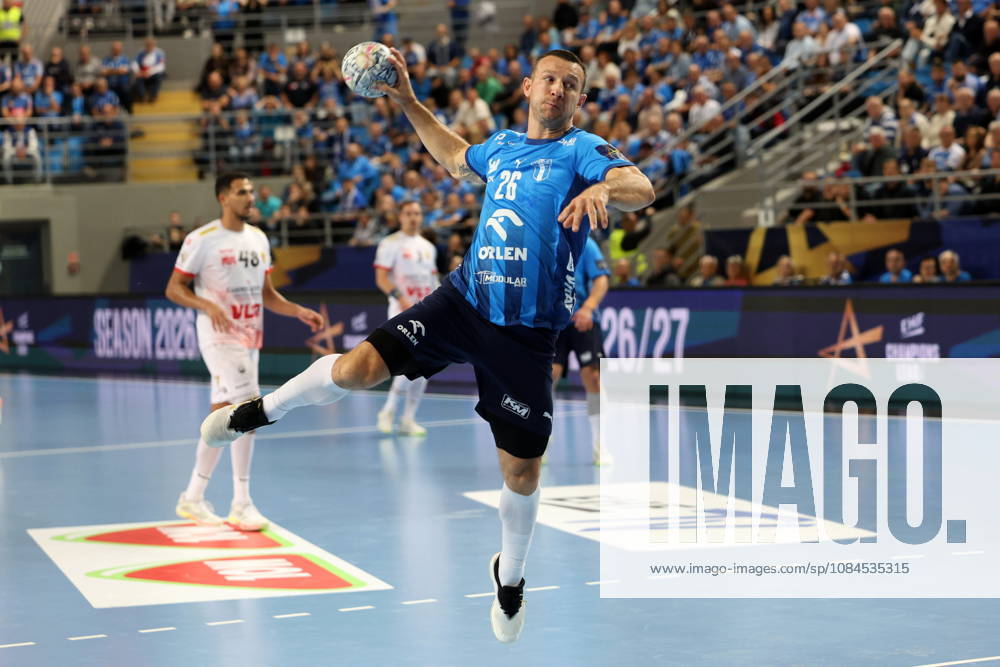 Plock 14.10.2026 Liga mistrzow pilka reczna mezczyzn faza grupowa sezon 2026 27 --- Group phase mens handball EHF Champions League Orlen Wisla Plock - HC Vardar 1961 Skopje Przemyslaw Krajewski Fot. Marcin Solarz FotoPyK NEWSPIX.PL --- newspix.pl