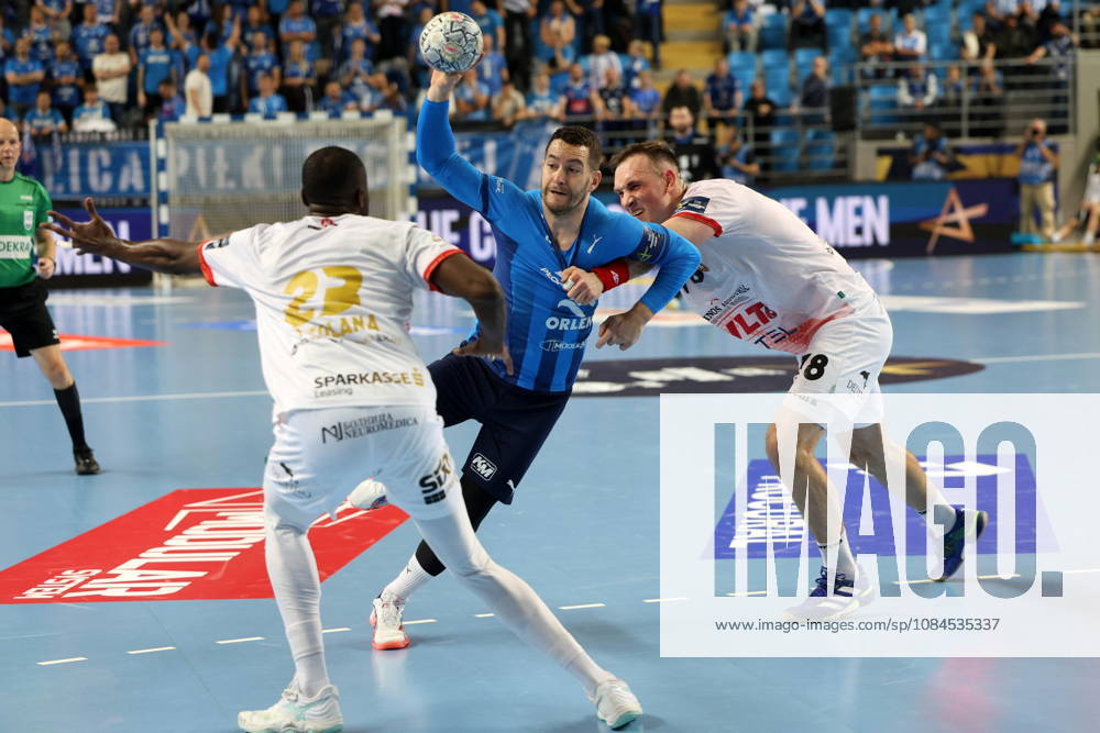 Plock 14.10.2026 Liga mistrzow pilka reczna mezczyzn faza grupowa sezon 2026 27 --- Group phase mens handball EHF Champions League Orlen Wisla Plock - HC Vardar 1961 Skopje Miha Zarabec Fot. Marcin Solarz FotoPyK NEWSPIX.PL --- newspix.pl