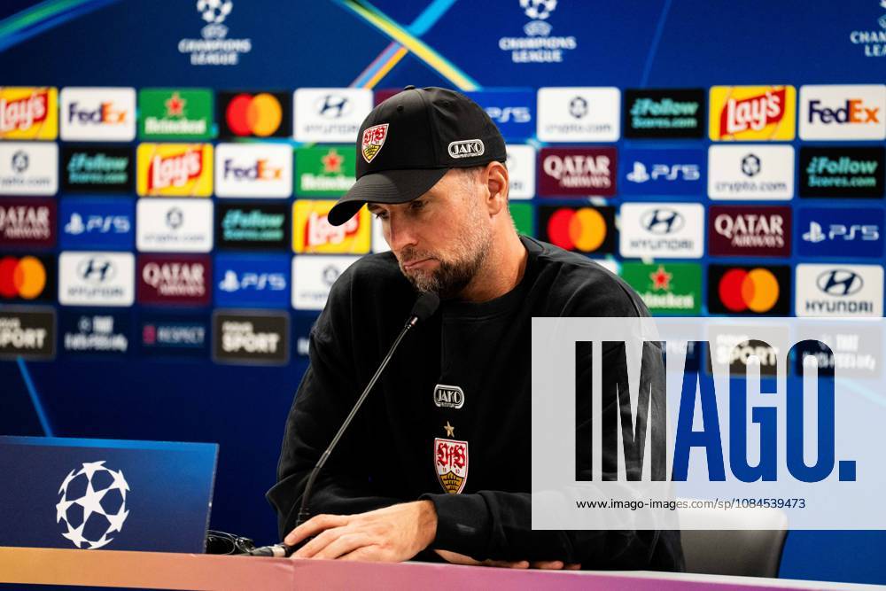 Champions League, 2. Spieltag, Å K Slovan Bratislava vs. VfB Stuttgart im Å tadion TehelnÃ pole NarodnÃ½ futbalovÃ½ Å¡tadion Sebastian Hoeneß (VfB) bei der Pressekonferenz nach dem Spiel WICHTIGER HINWEIS: Gemäß den Vorgaben des DFB und der DFL ist es untersagt, in dem Stadion und oder vom Spiel angefertigte Fotoaufnahmen in Form von Sequenzbildern und oder videoähnlichen Fotostrecken zu verwerten bzw. verwerten zu lassen.