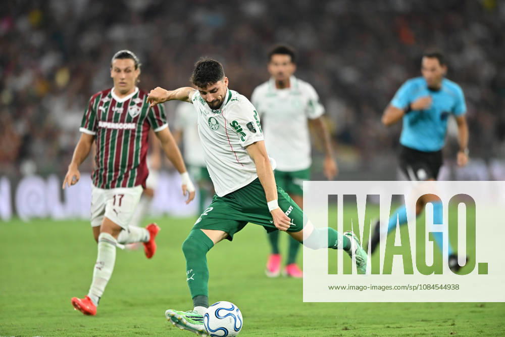 Fluminense x Palmeiras RIO DE JANEIRO, RJ - 14.10.2026: FLUMINENSE X PALMEIRAS - Piquerez during Fluminense x Palmeiras, a match valid for the first leg of the semifinal phase of the 2026 CONMEBOL Libertadores Cup, held at the Maracanã stadium, located in the city of Rio de Janeiro (RJ), on the night of this Wednesday (14). (Photo: Nayra Halm Fotoarena) x3032174x NayraxHalm