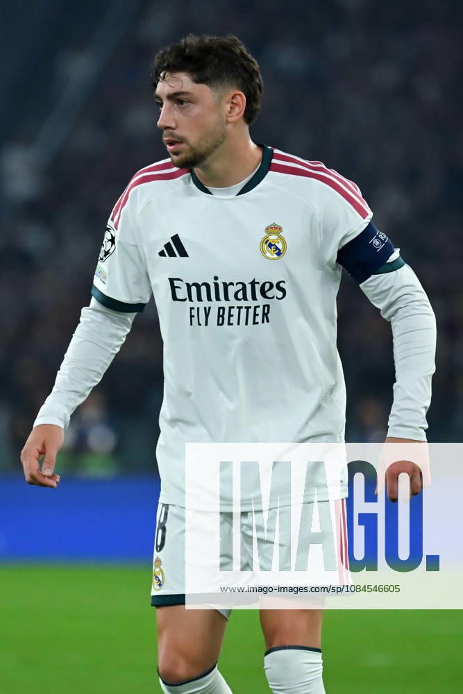 2026,Roma-Real Madrid Federico Valverde of Real Madrid during the Champions League match Championship phase Matchday 2 Roma-Real Madrid at the Stadio Olimpico. Rome (Italy), October 14, 2026Imago-Images Emmefoto