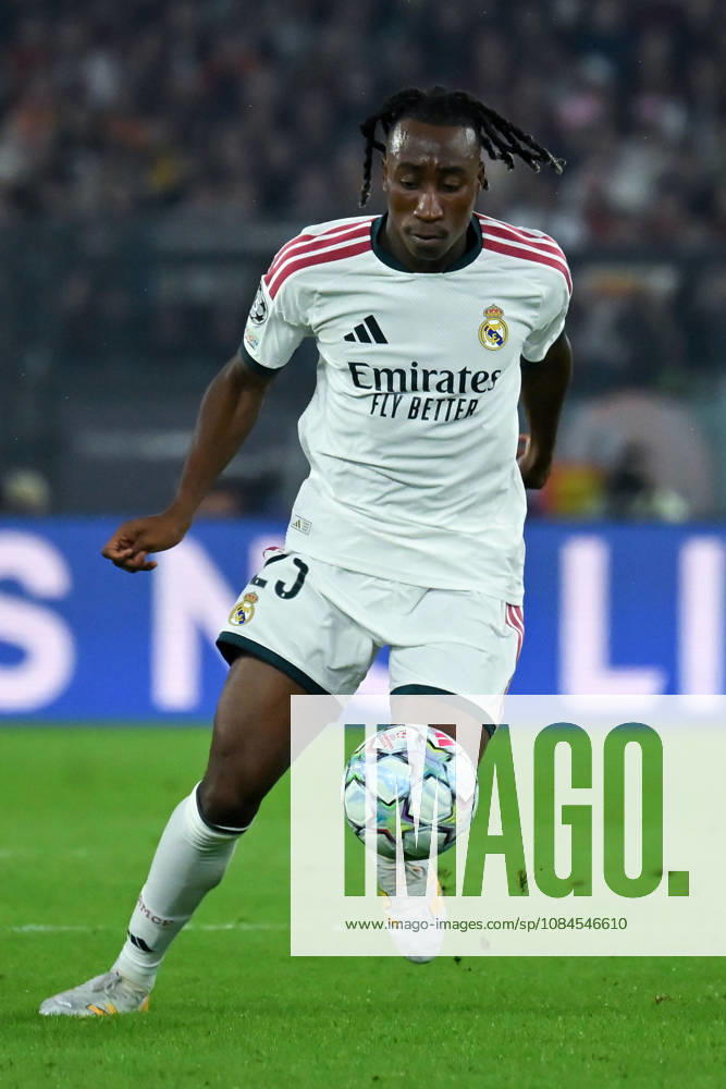 2026,Roma-Real Madrid Yan Diomande of Real Madrid during the Champions League match Championship phase Matchday 2 Roma-Real Madrid at the Stadio Olimpico. Rome (Italy), October 14, 2026Imago-Images Emmefoto