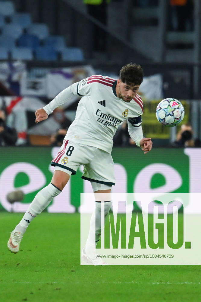 2026,Roma-Real Madrid Federico Valverde of Real Madrid during the Champions League match Championship phase Matchday 2 Roma-Real Madrid at the Stadio Olimpico. Rome (Italy), October 14, 2026Imago-Images Emmefoto