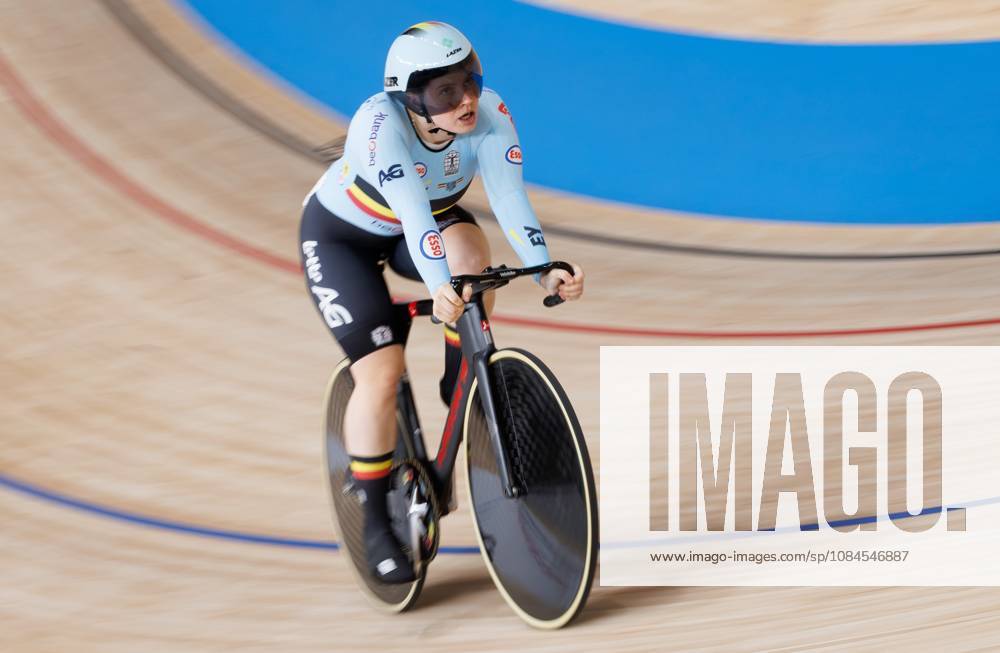 Belgian Nicky Degrendele pictured in action during the Women s Sprint event at the UCI Track cycling, Rad, Radsport, Bahnrad, Bahn World Championships in Shanghai, China on Thursday 15 October 2026. The worlds are taking place from 14 to 18 October 2026. BENOITxDOPPAGNE x189860347x