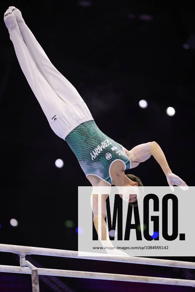 Radomyr Stelmakh, GER, during podiumtraining at 2026 Worlds in Rotterdam; 15 10 2026;