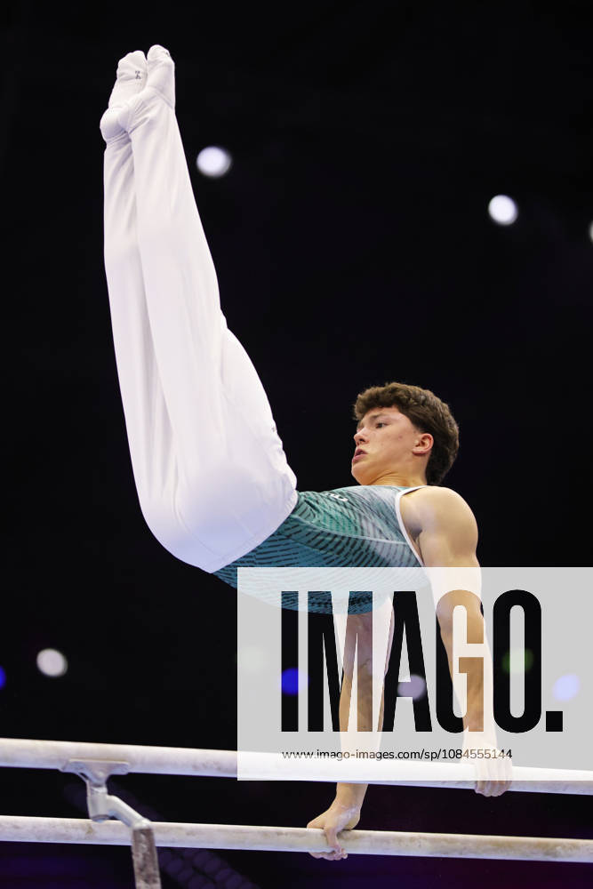 Radomyr Stelmakh, GER, during podiumtraining at 2026 Worlds in Rotterdam; 15 10 2026;