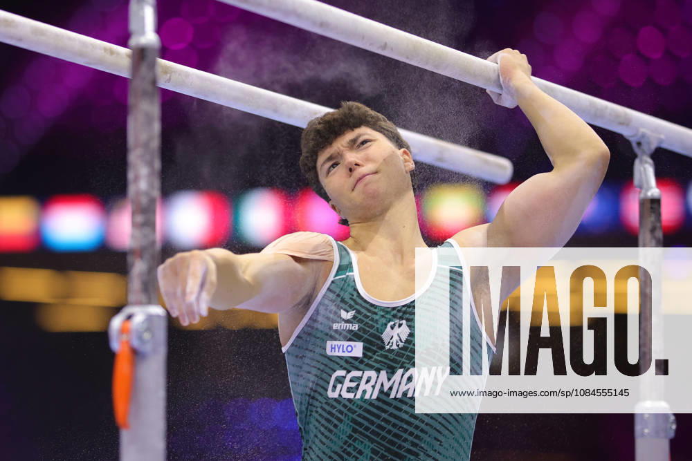 Radomyr Stelmakh, GER, during podiumtraining at 2026 Worlds in Rotterdam; 15 10 2026;